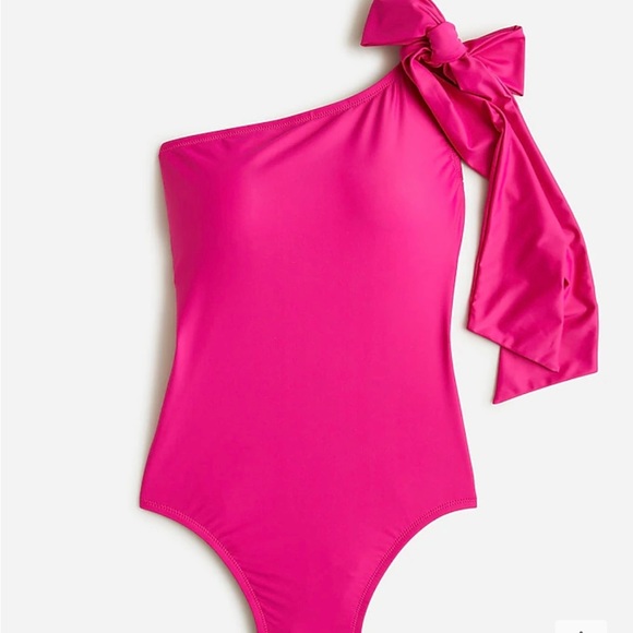 J. Crew Other - NWT J.Crew Bow One Shoulder One Piece